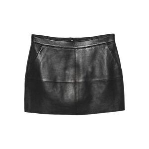Parosh Women Leather Mini Skirt